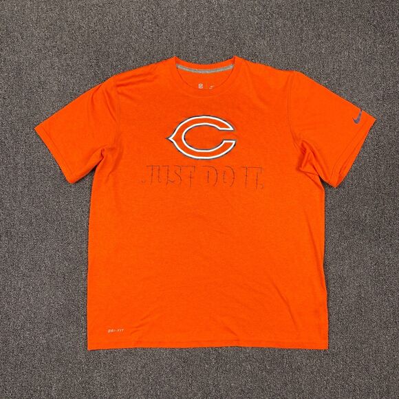 Nike Dri Fit T Shirt Cincinnati Bengals Short Sleeve Orange Shirt Mens Size XL - Picture 1 of 7